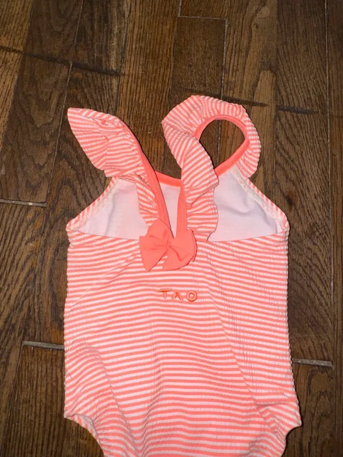 maillot de bain TAO corail 9 mois jamais porté - photo numéro 2