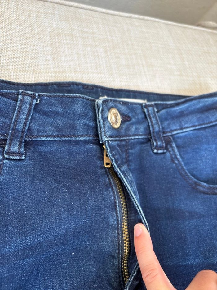 Jean bleu skinny stradivarius taille 38 - photo numéro 5