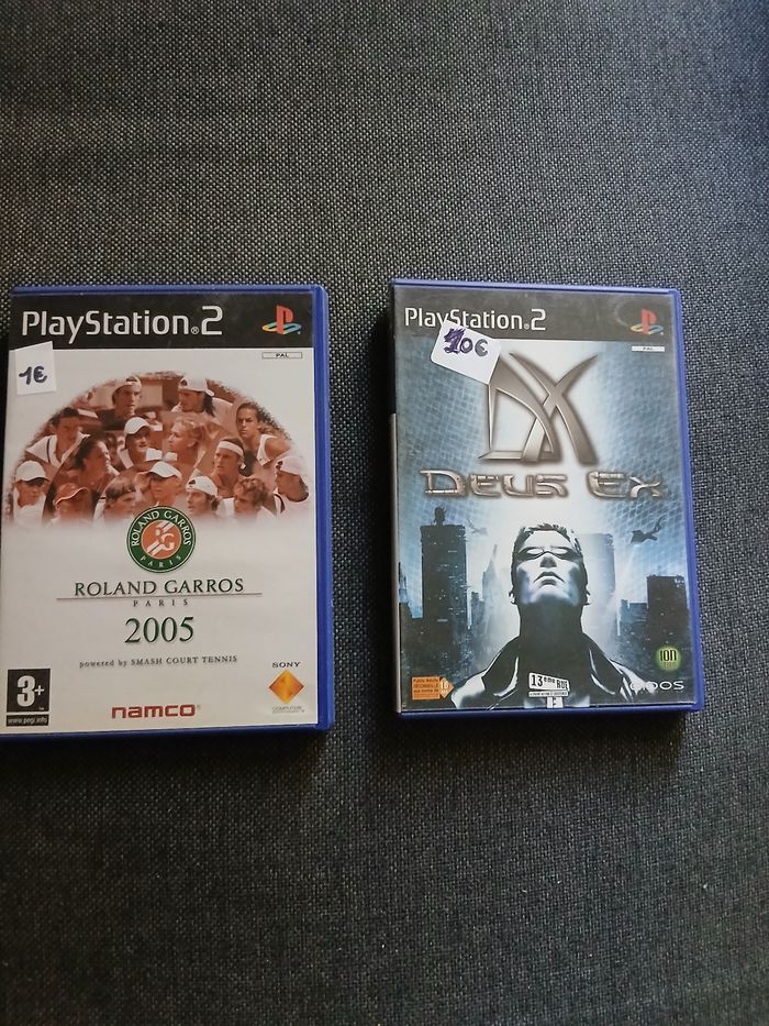 Lot de deux jeux de ps2