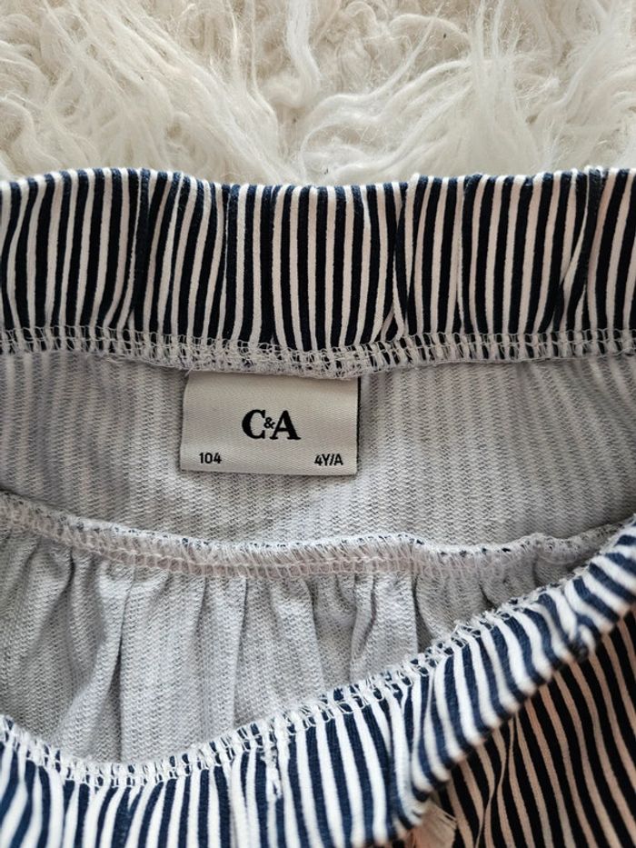 Jupe à rayures C&A taille 5 ans - photo numéro 7