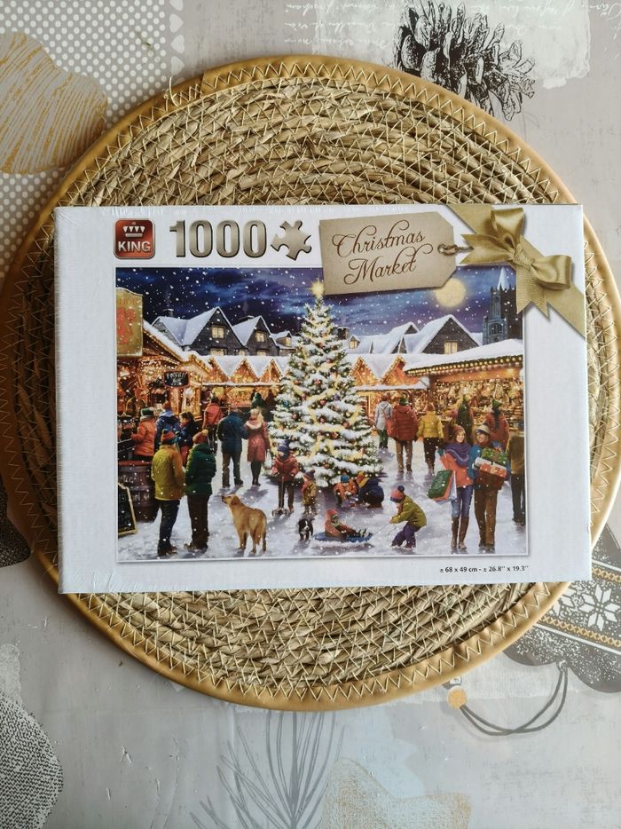 Puzzle 1000 pièces Marché de Noël