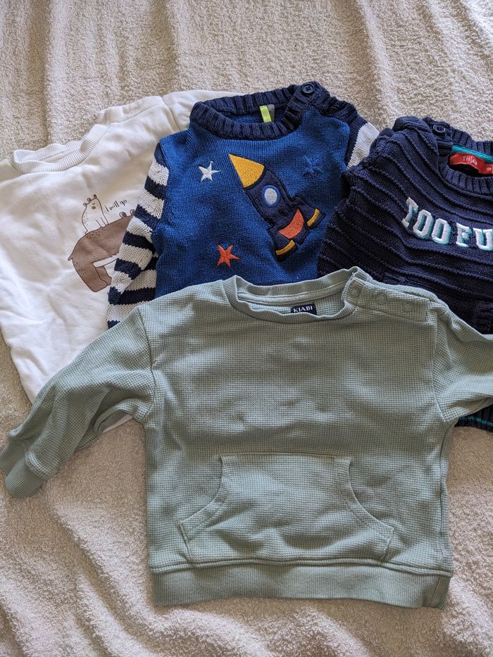 lote vêtements bébé hiver 9 mois - photo numéro 2