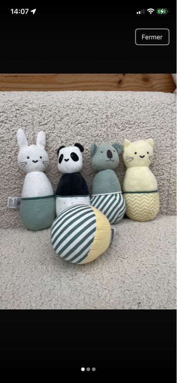 Quilles tissus Verbaudet