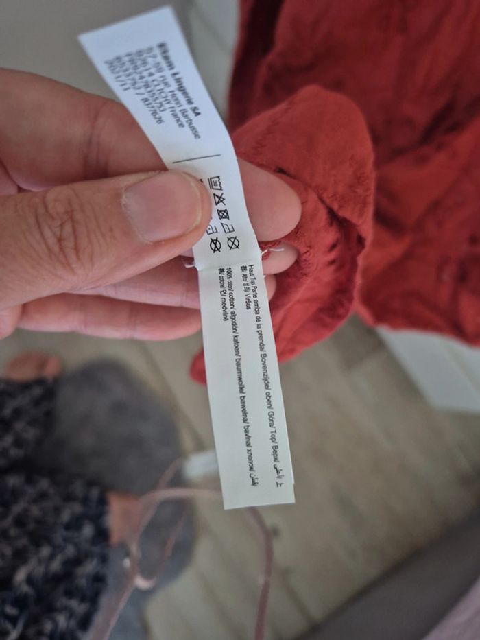 Robe de plage Etam M brique neuve - photo numéro 4