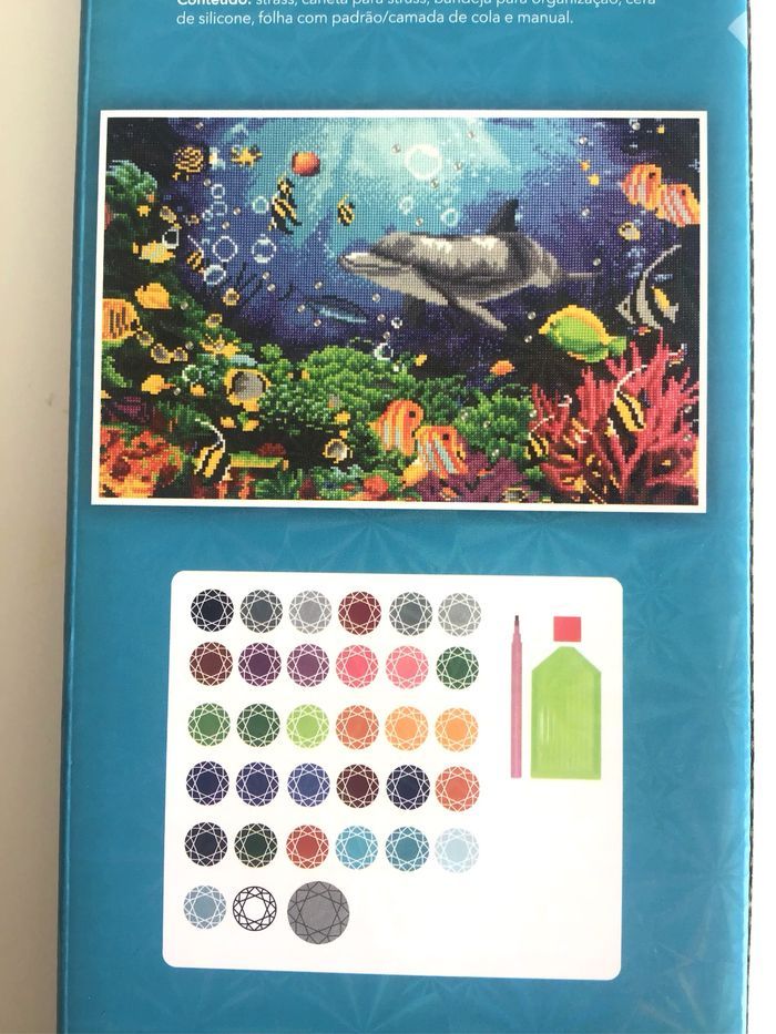 Painting diamant poissons fonds marins - photo numéro 2