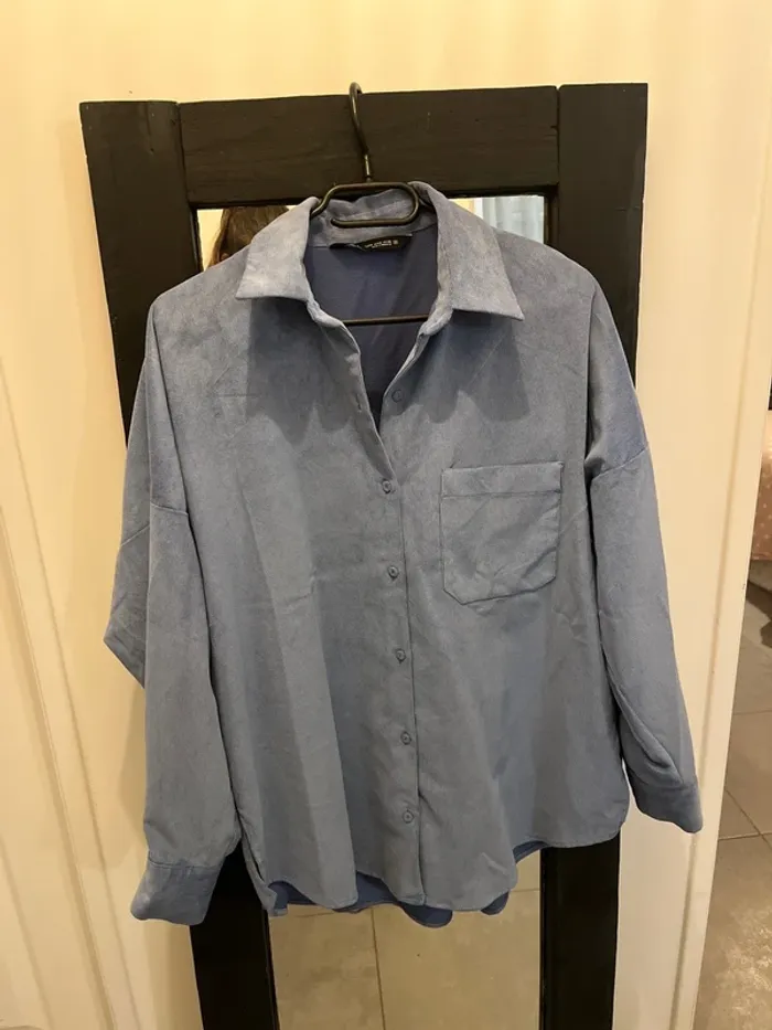 Chemise en velours Zara