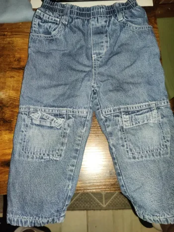 Pantalon jean fourré/ a élastique