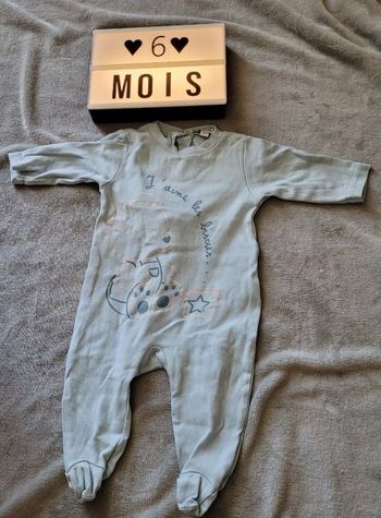 Pyjama 1 piece petit kimbaloo 6 mois