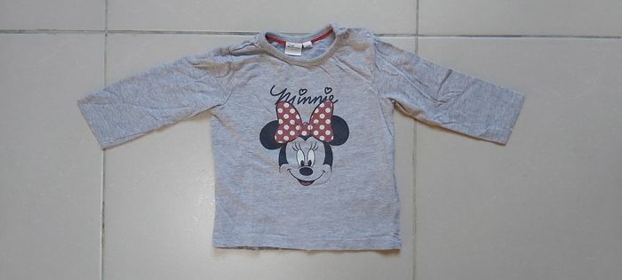 Tshirt manche longue Minnie 12 mois