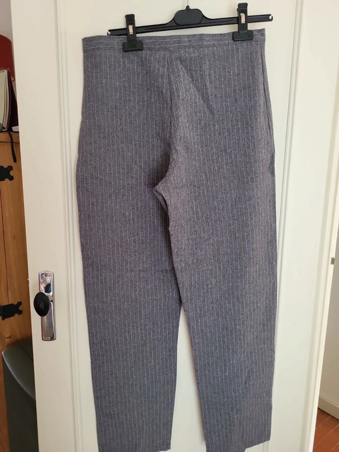 Pantalon rayé fluide ligne a suivre - photo numéro 4