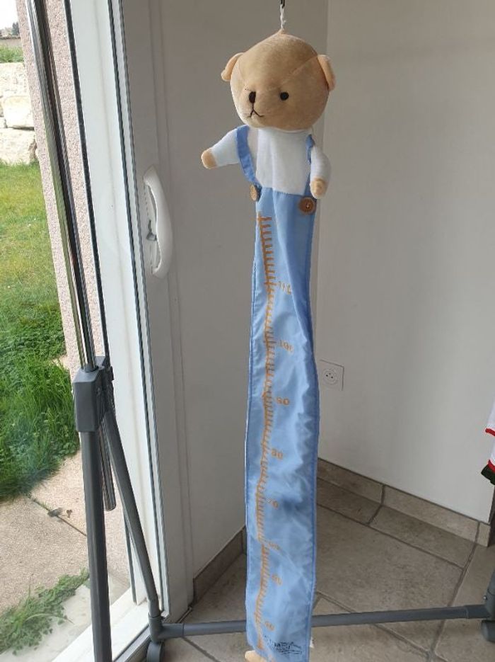 Toise en tissu ours 120 cm 🐻