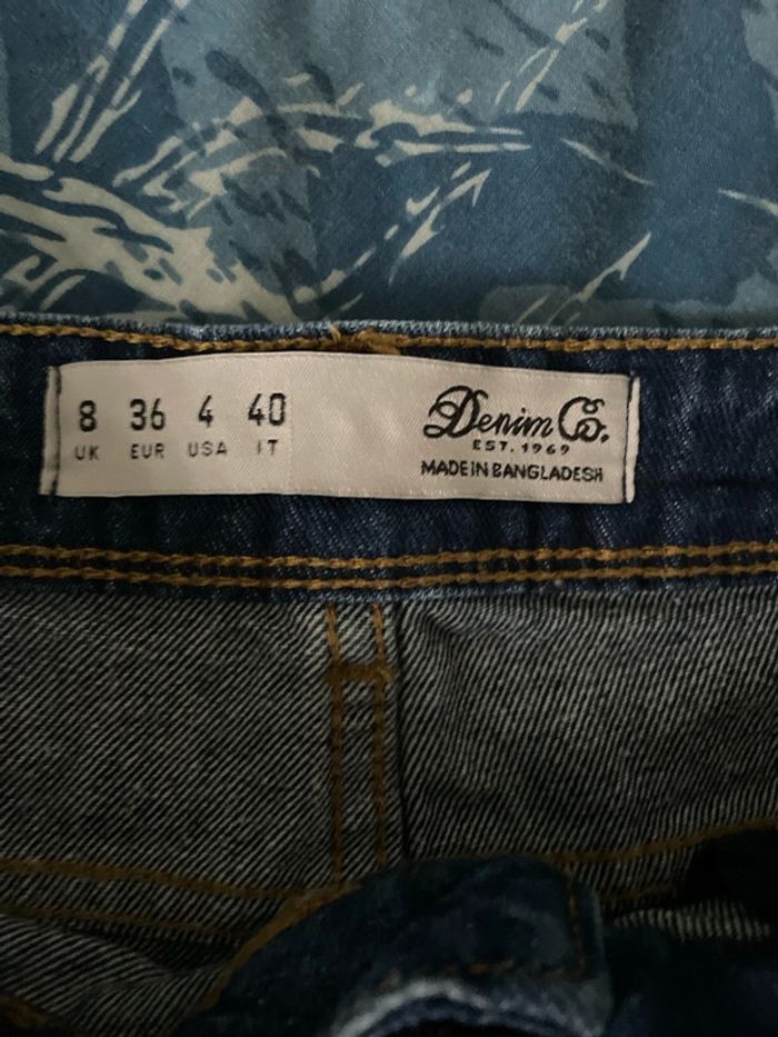 Short en jeans taille haute taille 36 - photo numéro 2