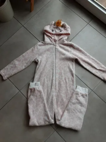 Surpyjama onsie polaire girafe T. 10 ans