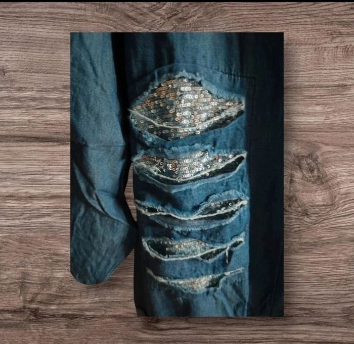 Chemise longue "jeans" Made In Italy T.U - photo numéro 3