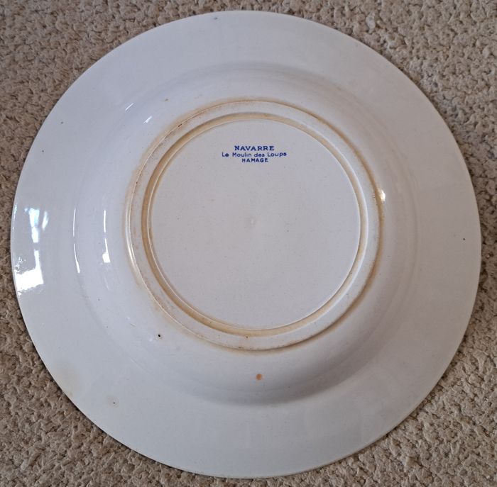 🍽 Ancienne assiette Moulin des Loups Navarre Hamage - photo numéro 2