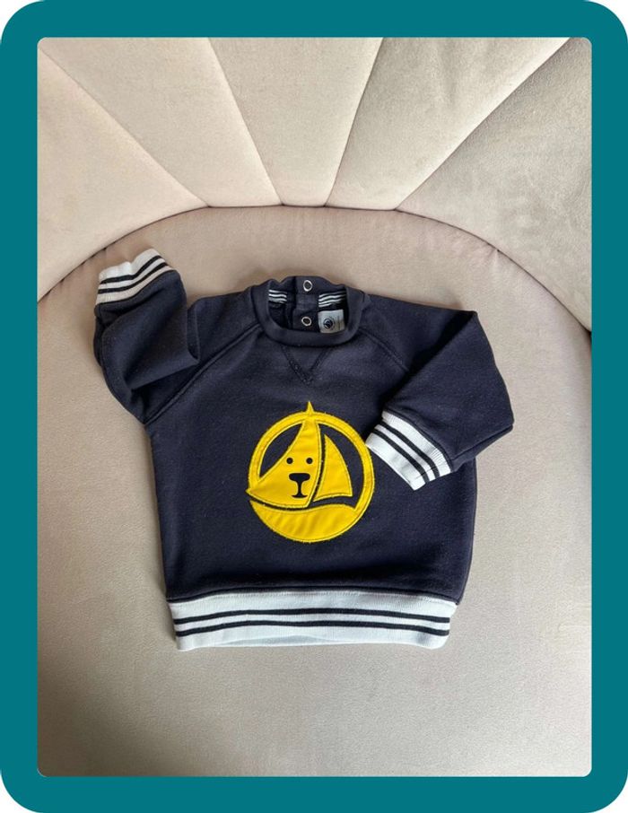 Sweat manches longues 6 mois - Petit Bateau - photo numéro 2