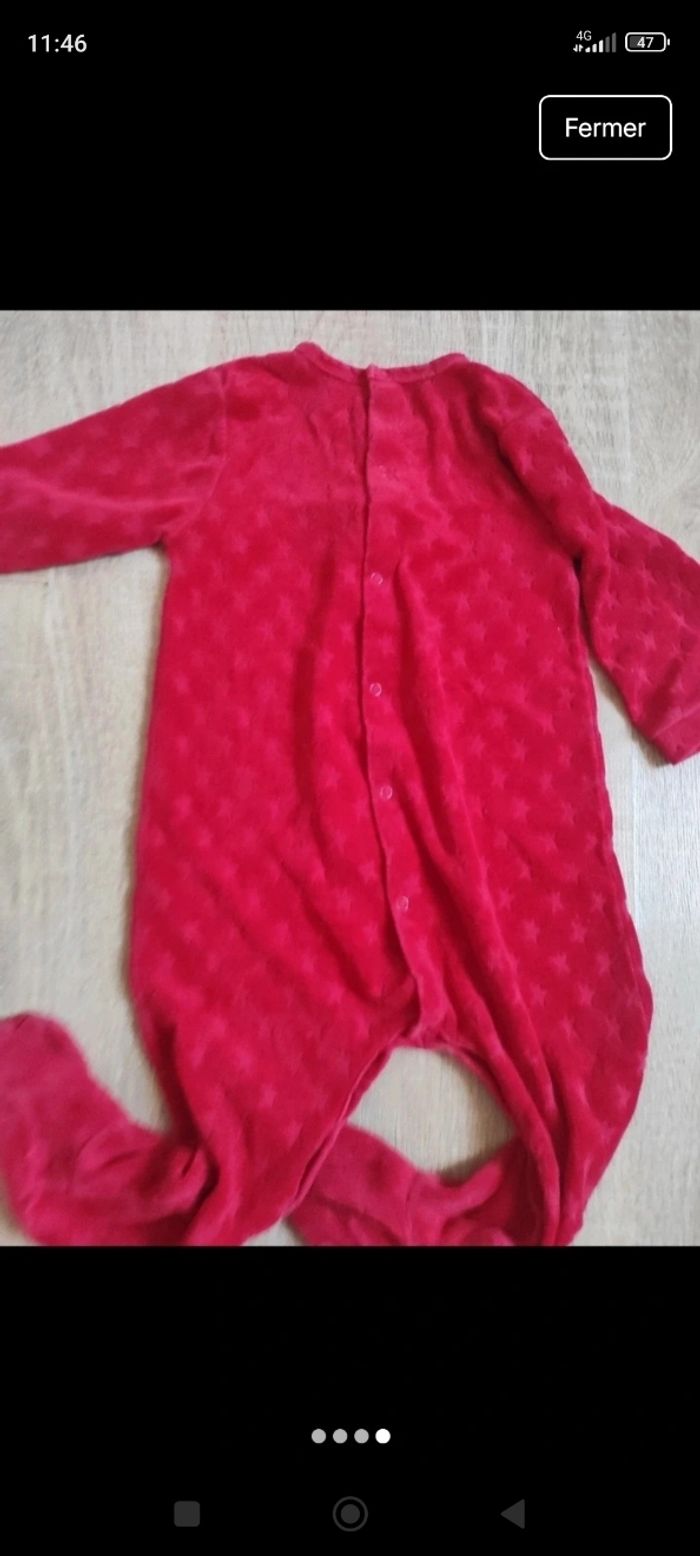 Pyjama bébé fille 18 mois rouge Agatha Ruiz de la Prada - photo numéro 4