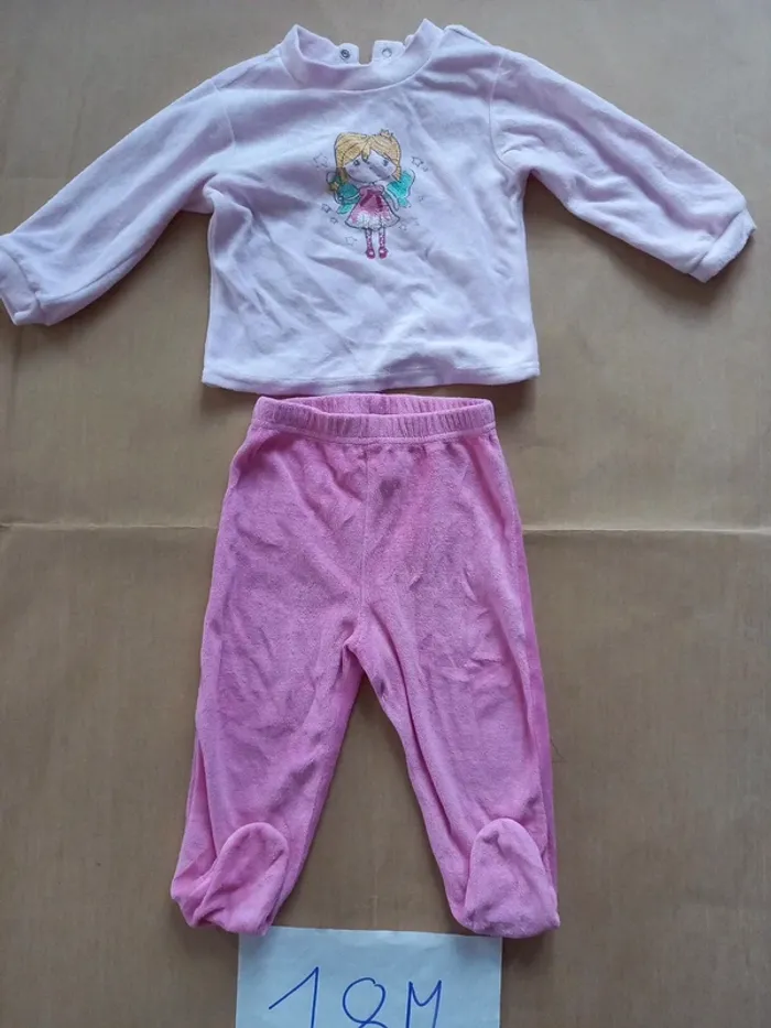 Pyjama velours 18 mois