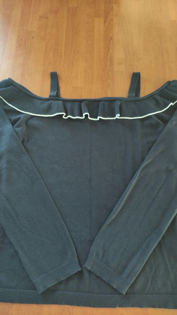 Pull bleu marine grain de malice taille M - photo numéro 2