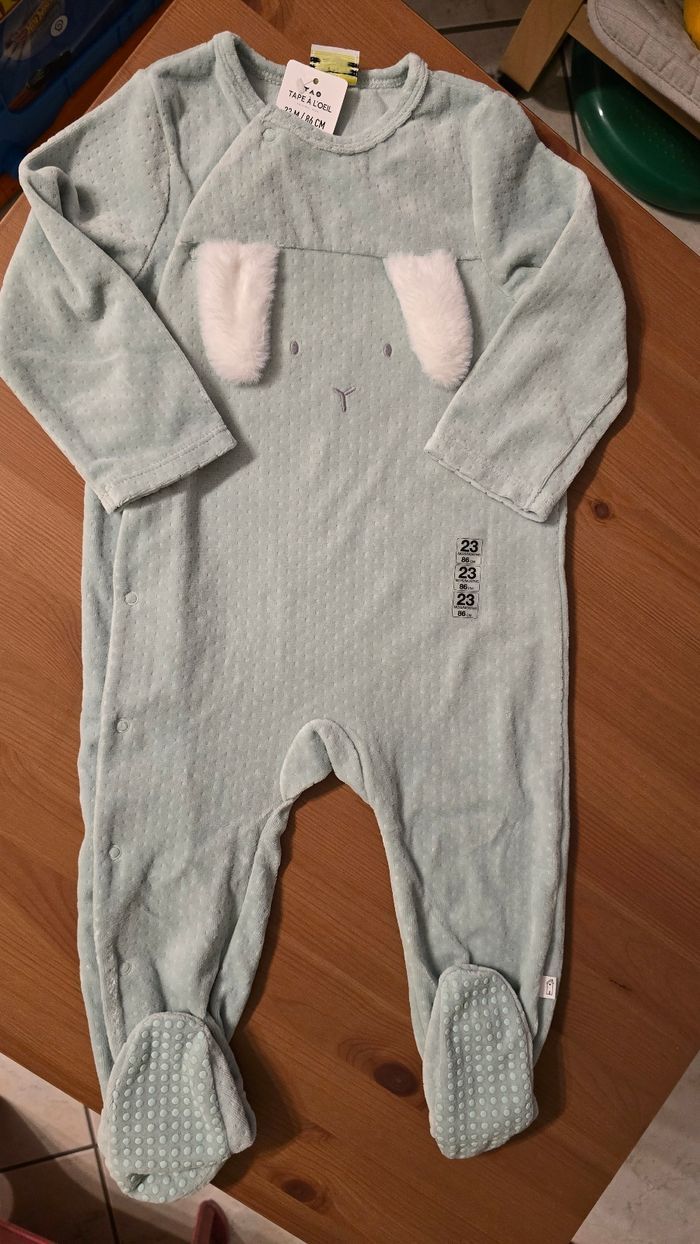 (NEUF non porté) 🏷🥰💙💙 superbe pyjama chaud et doux 23mois Garçon💙💙🥰