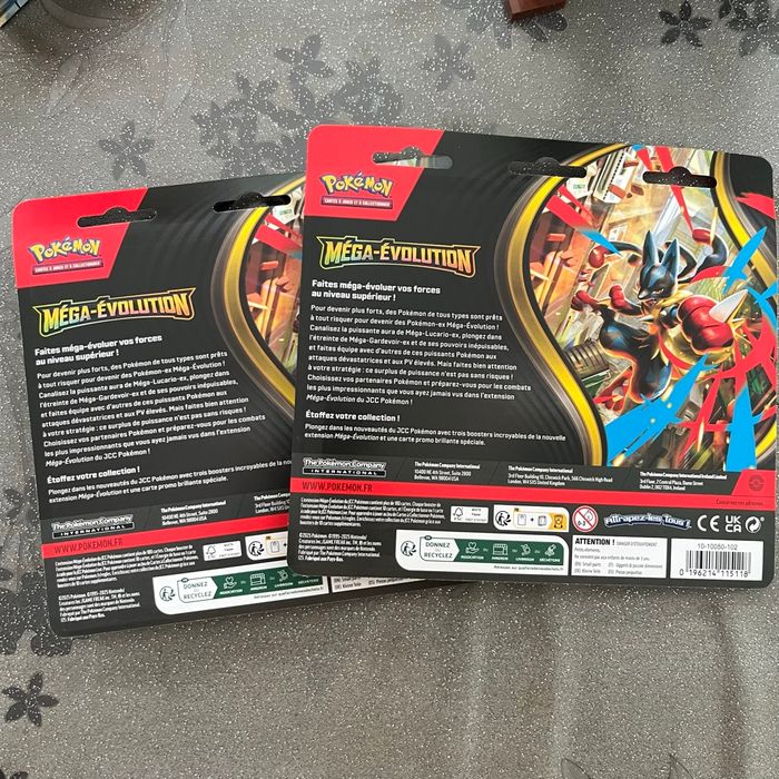 2 tripack mega evolution - photo numéro 2