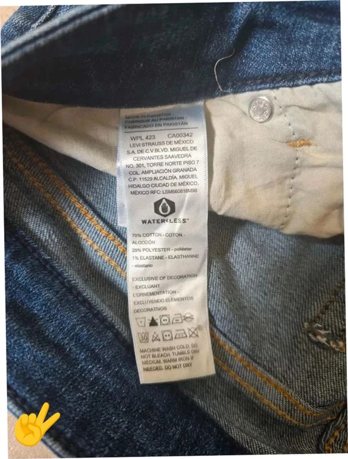 Jeans Levi's Signature W29|FR38 L32 coupe patte d'eph bleu Femme-Women pan416 - photo numéro 6