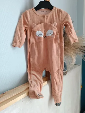 Pyjama Gémo 12 mois corail