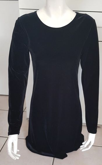 Robe noir en velours