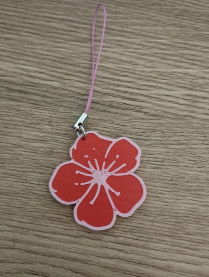 Bijoux de téléphone fleur