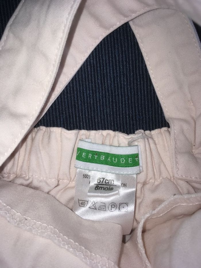 Robe rose dos nu et volants Verbaudet 6 mois - photo numéro 4