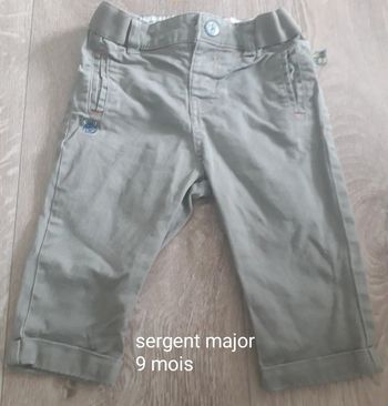 Pantalon sergent major 9 mois