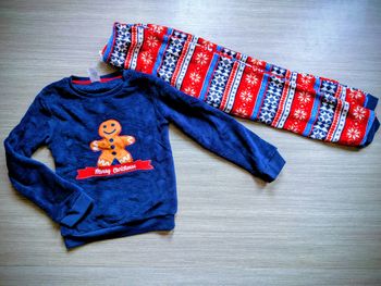 Ensemble pyjama 2 pièces polaire Noel enfant 122/128 cm