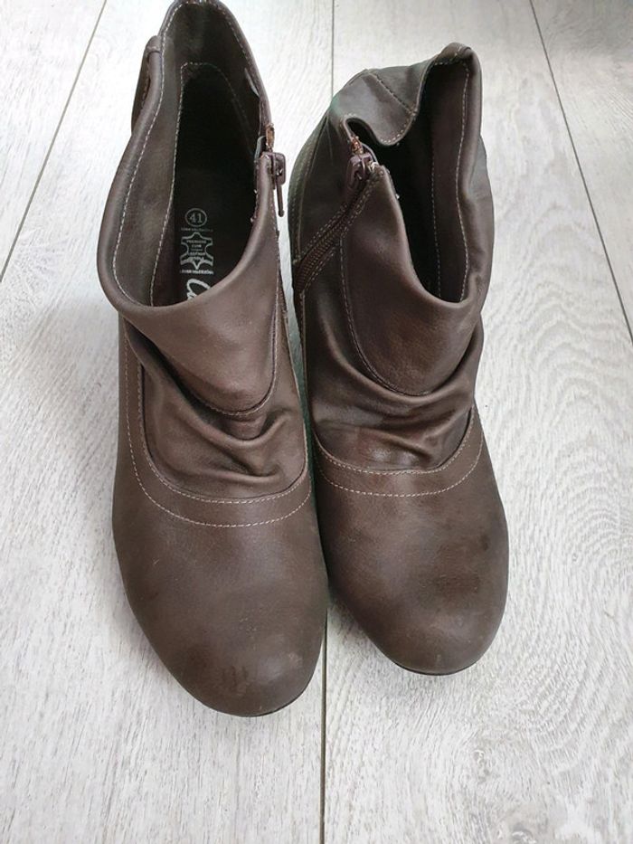 Boots Brun Taupe - photo numéro 2