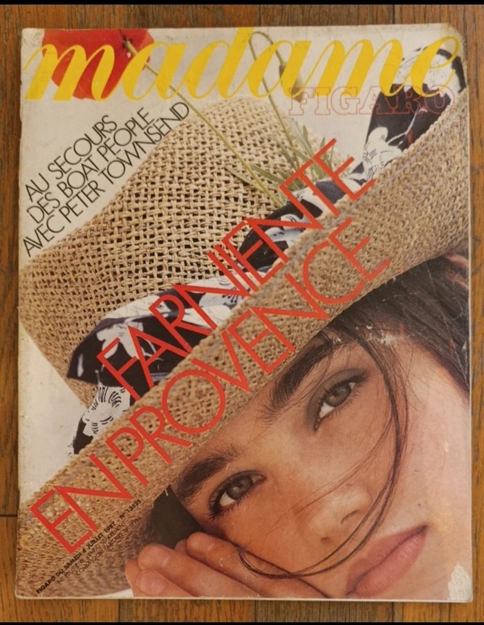 Ancien magazine Madame Figaro 1987 N°13325 vintage