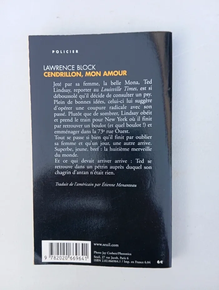 Livre Cendrillon, mon amour - photo numéro 2