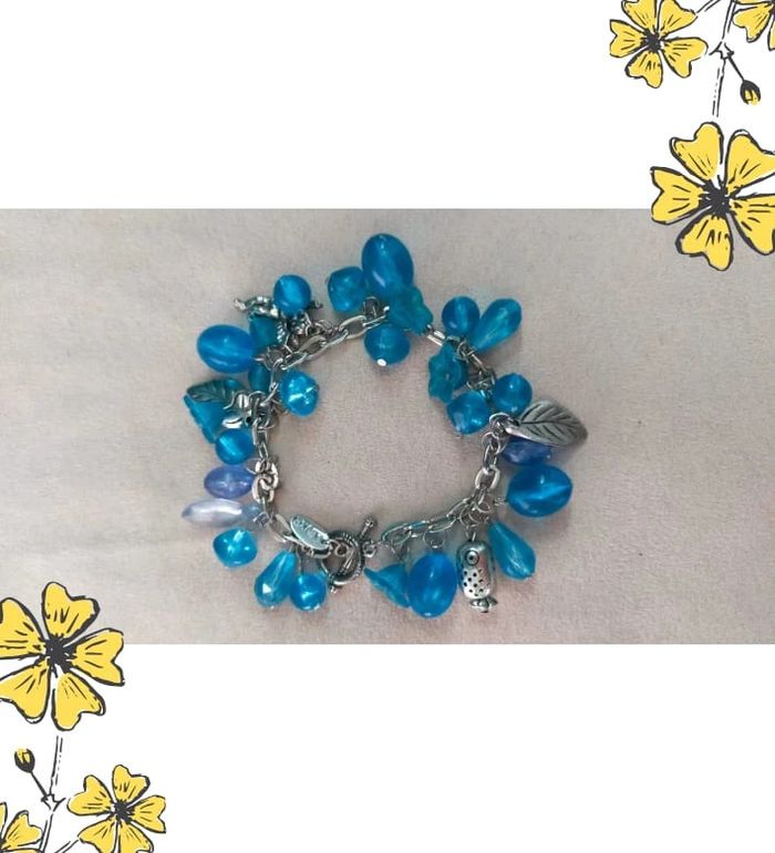 Bracelet signé BVYR bleu & violet - Collection Brume Bleue - Idée Fête des Mères 💙 - photo numéro 7