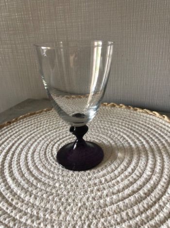 Verre à pied couleur