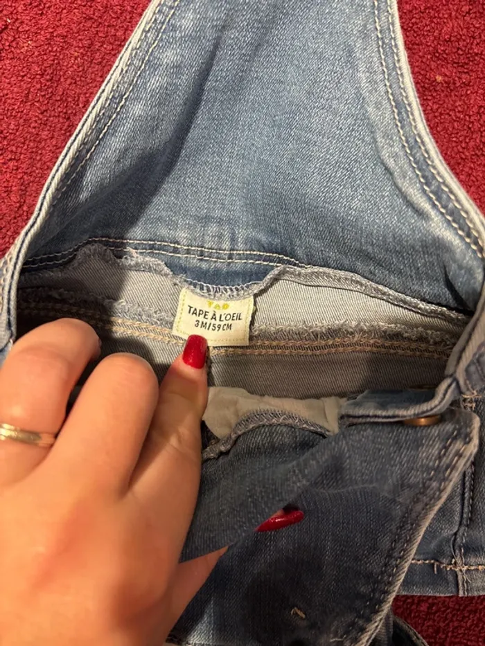 Robe en jean 3 mois - photo numéro 4