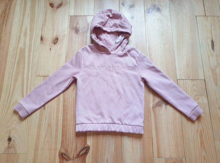 Sweat à capuche rose Orchestre 10 ans