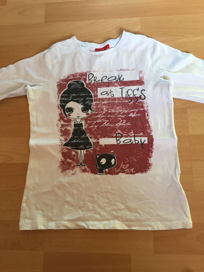 T shirt manches longues Tissaia Taille 10 ans