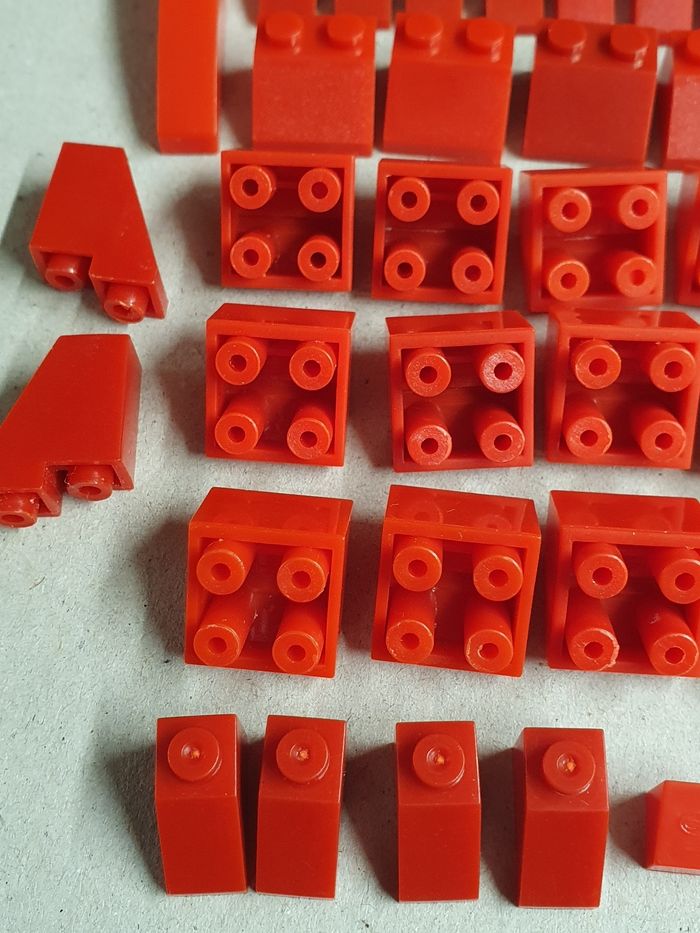 Lot de 49 pentes rouges - photo numéro 6