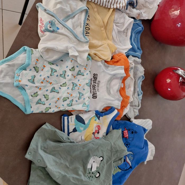 17 pièces lot garçon 3/6mois  mayoral  petit béguin - photo numéro 12