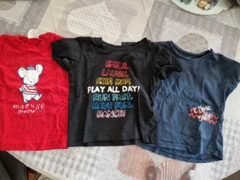 Lots Tee-shirt 18mois
