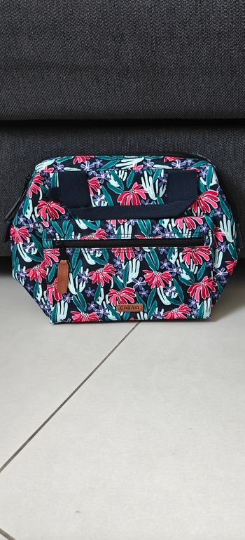 Lunch bag Cabaïa vert rouge