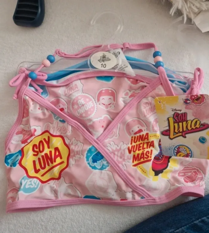 Bikini soy luna 10 ans rose neuf