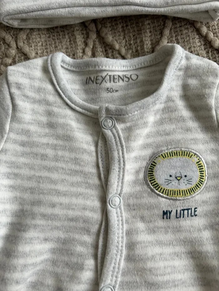 Pyjama + bonnet naissance mixte - photo numéro 2