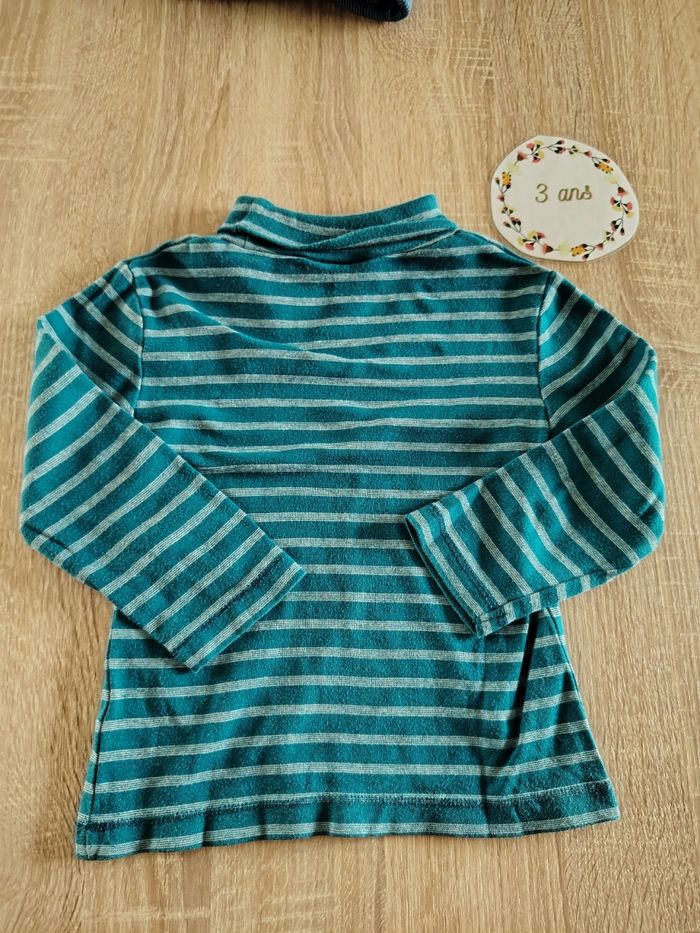 Lot de 2 sous pull en coton 3 ans sergent major et Kiabi - photo numéro 8