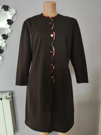 Robe vintage avec doublure fleurie