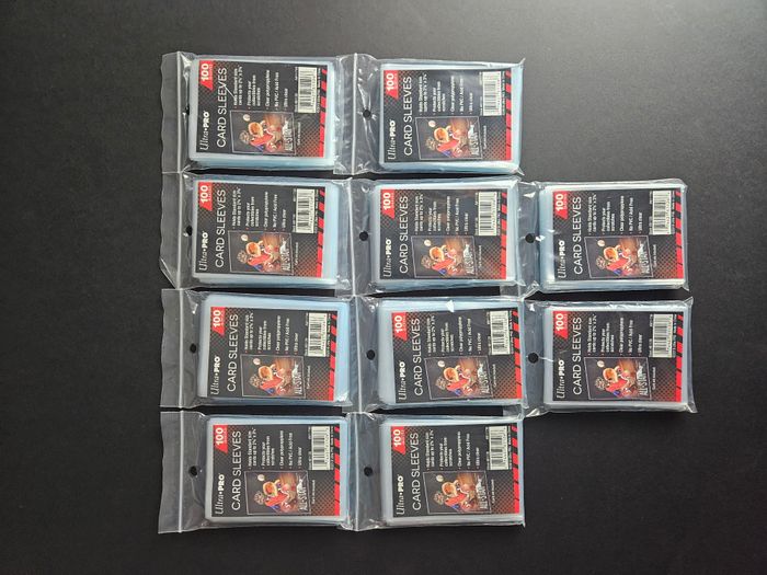 Ultra Pro - 1000 Sleeve 100 - Protèges cartes souples transparents