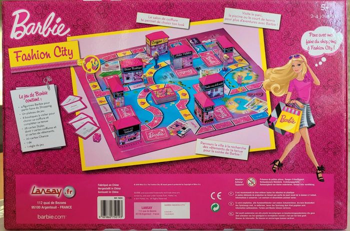 Jeu de société Barbie Fashion City - photo numéro 3